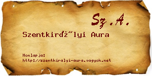 Szentkirályi Aura névjegykártya